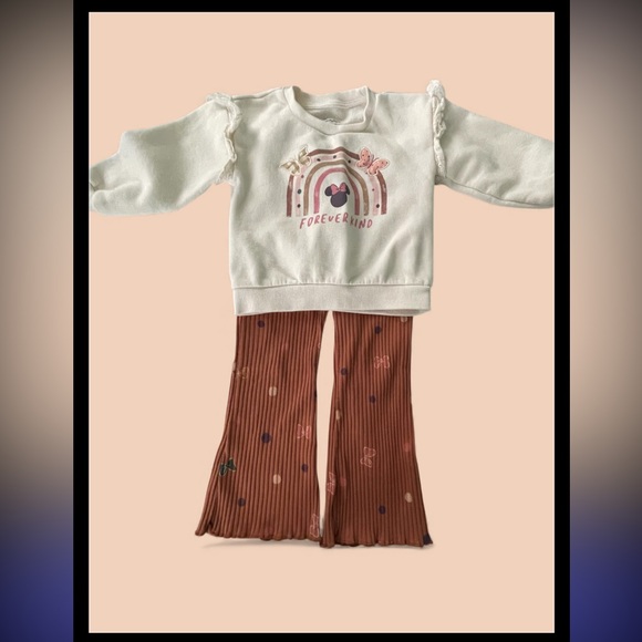 Disney Minnie Sweatshirt and Brown Pants Set - Picture 10 of 10